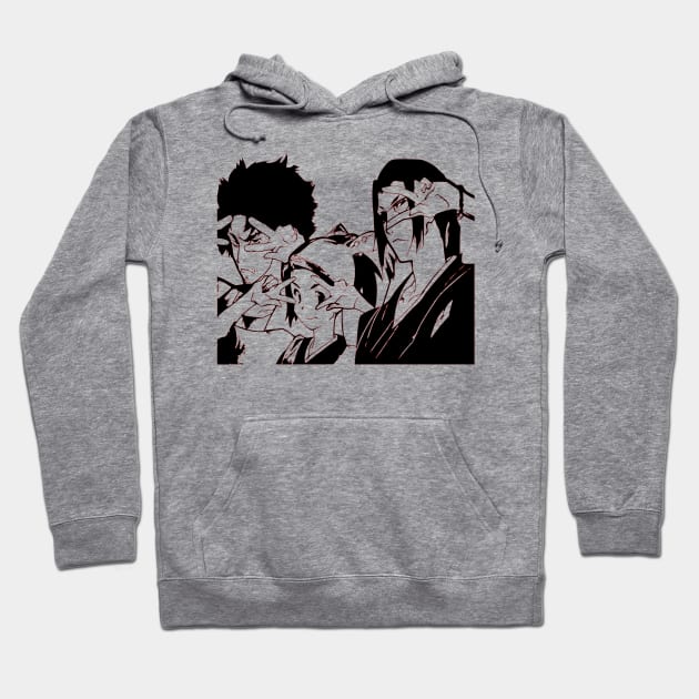 Samurai Champloo Mugen Jin and Fuu Hoodie by OtakuPapercraft